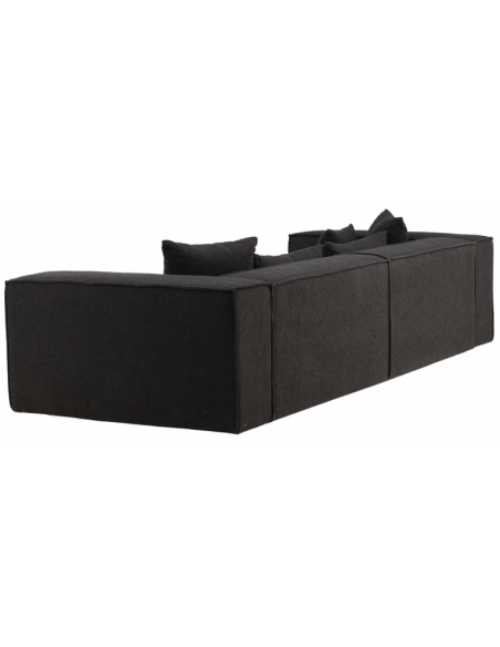 sofa modulsofa moduler moderne design stof sort