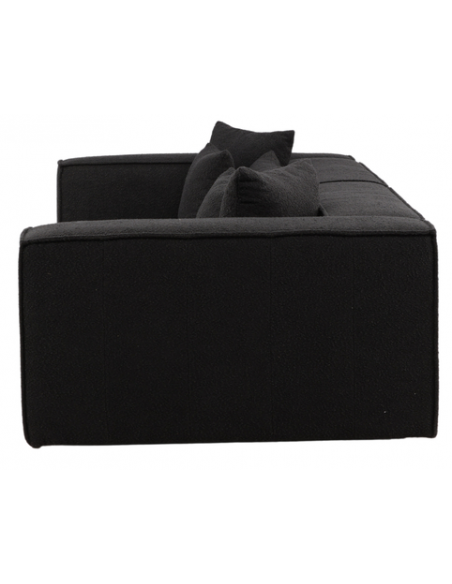 sofa modulsofa moduler moderne design stof sort