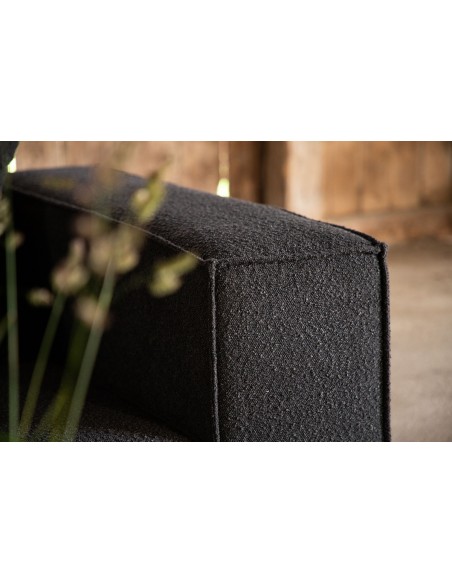 sofa modulsofa moduler moderne design stof sort