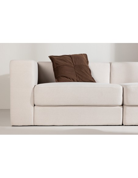 sofa modulsofa moduler moderne design stof hvid flydersofa
