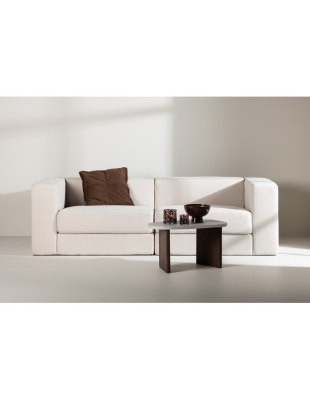 sofa modulsofa moduler moderne design stof hvid flydersofa