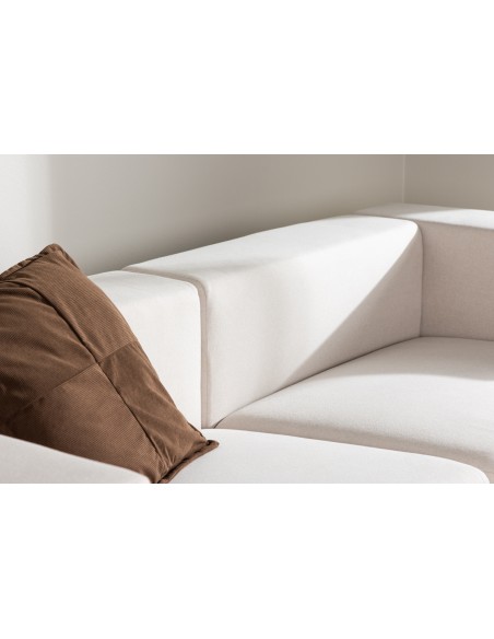 sofa modulsofa moduler moderne design stof hvid flydersofa