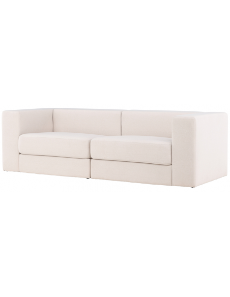 sofa modulsofa moduler moderne design stof hvid flydersofa
