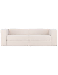 sofa modulsofa moduler moderne design stof hvid flydersofa