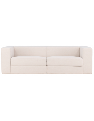 sofa modulsofa moduler moderne design stof hvid flydersofa