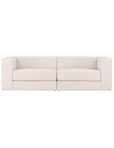 sofa modulsofa moduler moderne design stof hvid flydersofa