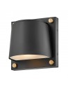 SCOUT Udendørs væglampe i komposit og kunststof H16,5 cm 1 x GU10 10W LED - Sort