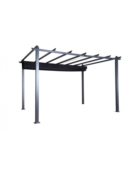 sort pergola pavillon havepavillon pavillion terrasseoverdækning terrasse overdækning
