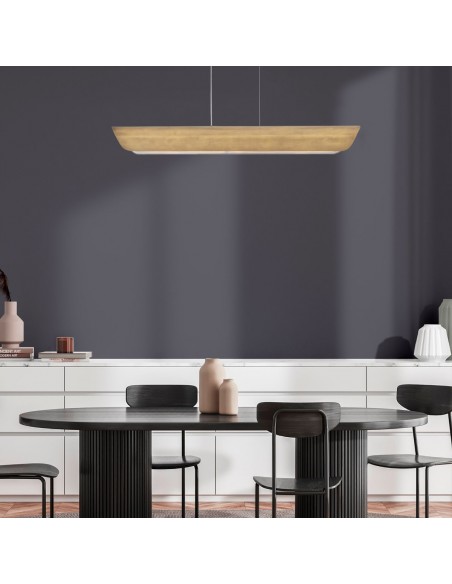 moderne design langbordspendel spisebord køkken køkkenø messing