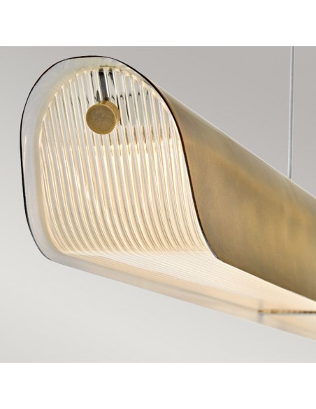 moderne design langbordspendel spisebord køkken køkkenø messing