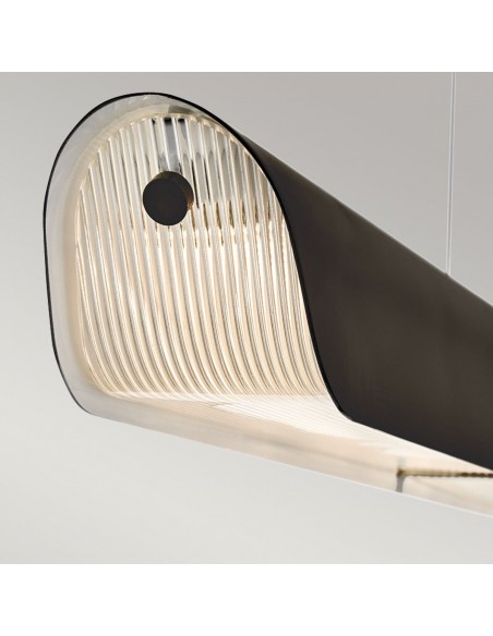 moderne design langbordspendel spisebord køkken køkkenø sort