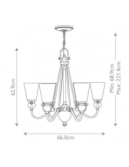 moderne design lysekrone