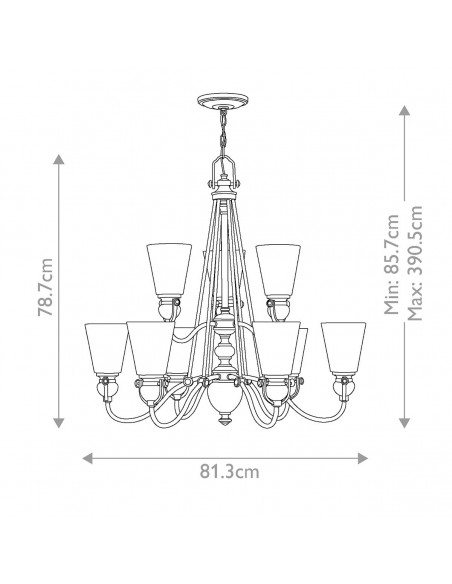 moderne design lysekrone