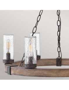 udendørs lysekrone loftlampe udendørslamper gammel stil klassiske retro træ 2