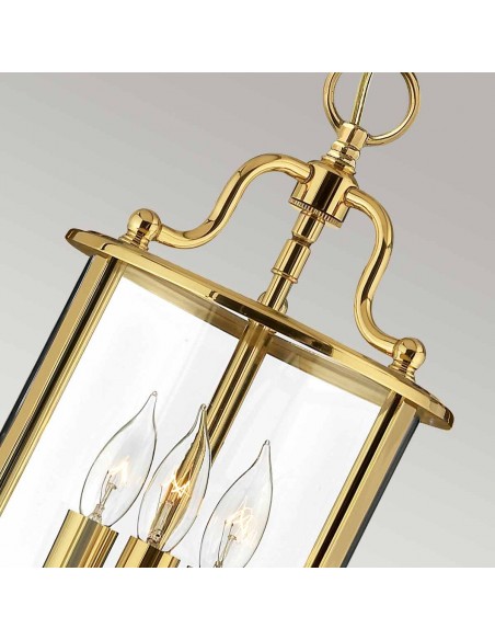 lille moderne design lysekrone messing