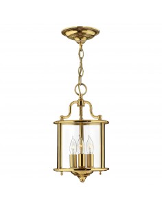 lille moderne design lysekrone messing