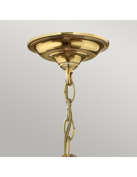 lille moderne design lysekrone messing