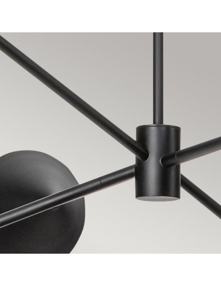 lysekrone sort loftlampe moderne design led spisebord