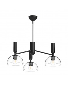lysekrone sort loftlampe moderne design led spisebord