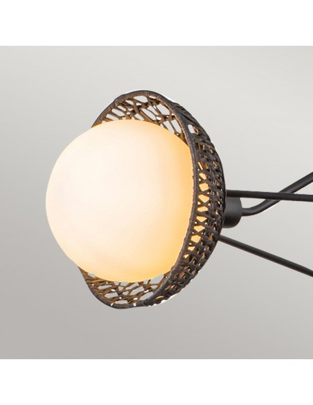 lysekrone sort loftlampe moderne design led spisebord