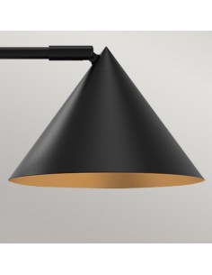 bordlampe moderne design sort led skrivebordslampe 2