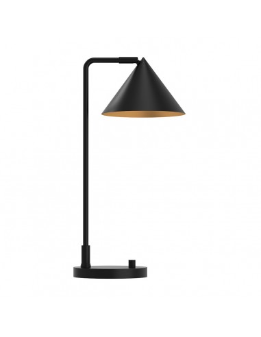 bordlampe moderne design sort led skrivebordslampe