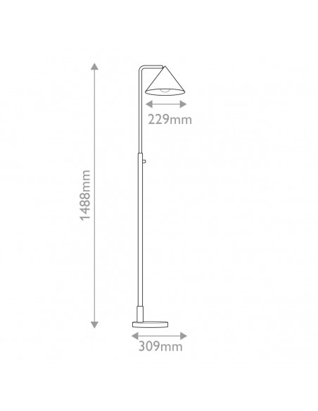 gulvlampe moderne design led standerlampe