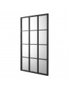 Vægspejl i MDF og glas H90 x B60 cm - Sort