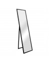 Gulvspejl i MDF og glas H152,8 x B37,8 cm - Sort