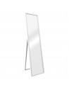 Gulvspejl i MDF og glas H152,8 x B37,8 cm - Hvid