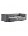 ROCKY Modul 2-personers sofa i polypropylene 218 x 110 cm - Grå