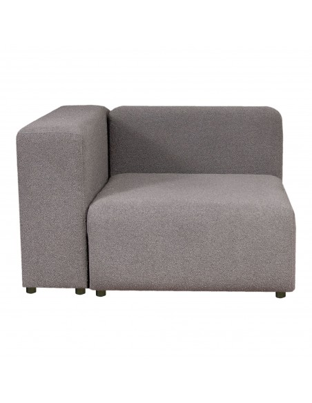 sofa modulsofa moduler moderne design stof 2 personer billig grå