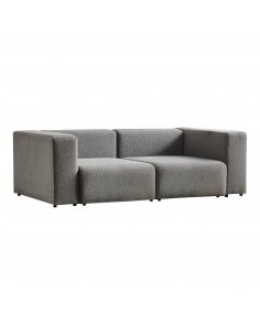 sofa modulsofa moduler moderne design stof 2 personer billig grå