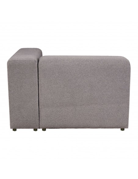 sofa modulsofa moduler moderne design stof 2 personer billig grå