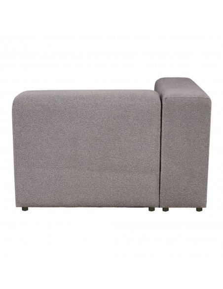 sofa modulsofa moduler moderne design stof 2 personer billig grå