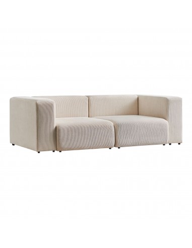sofa modulsofa moduler moderne design stof 2 personer billig beige