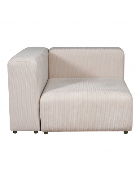 sofa modulsofa moduler moderne design stof 2 personer billig beige
