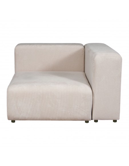 sofa modulsofa moduler moderne design stof 2 personer billig beige