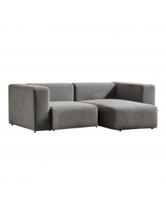 chaiselongsofa chaiselong sofa billig højrevendt stof grå
