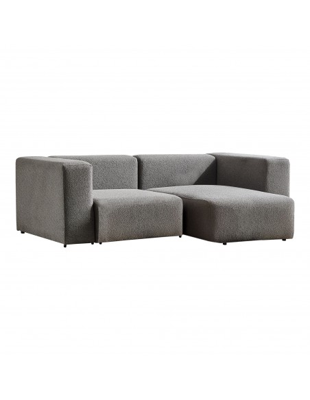 chaiselongsofa chaiselong sofa billig højrevendt stof grå