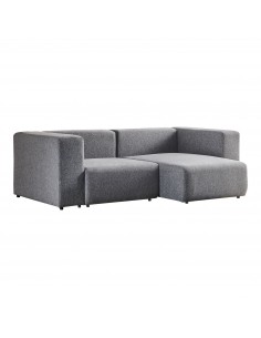 chaiselongsofa chaiselong sofa billig højrevendt stof grå