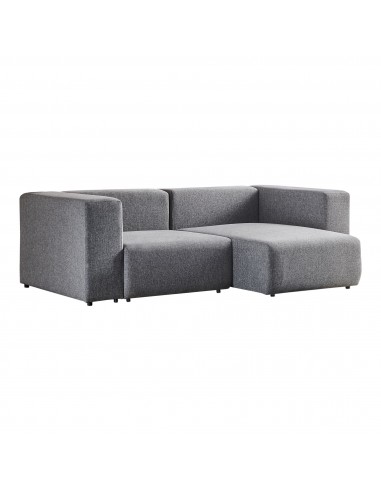 chaiselongsofa chaiselong sofa billig højrevendt stof grå