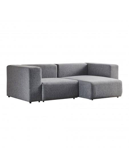 chaiselongsofa chaiselong sofa billig højrevendt stof grå