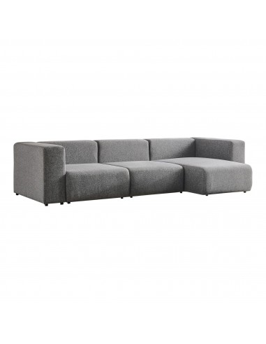 chaiselongsofa chaiselong sofa billig højrevendt stof grå