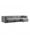 ROCKY Modul højrevendt chaiselongsofa i polypropylene 301 x 110 - 153 cm - Grå