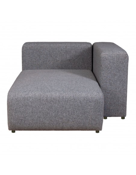 chaiselongsofa chaiselong sofa billig højrevendt stof grå