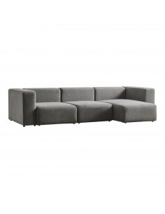 chaiselongsofa chaiselong sofa billig højrevendt stof grå