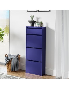 Skoskab gulv væg vægmonteret væghængt metal 2