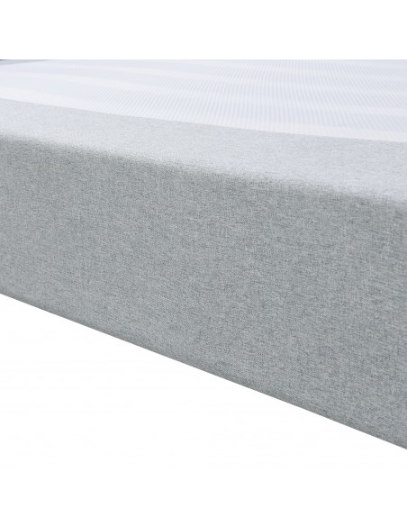 sengeramme med madras 160x200 160 sengestel stof seng