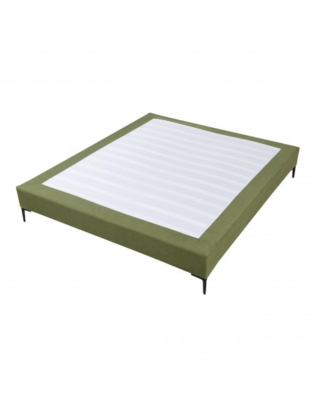 sengeramme med madras 180x200 180 sengestel stof seng